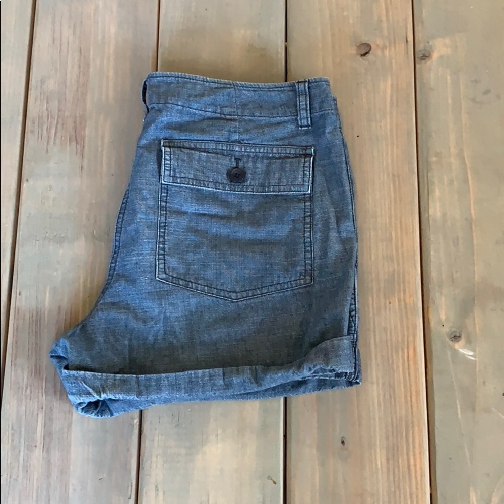 Blue Cargo Shorts